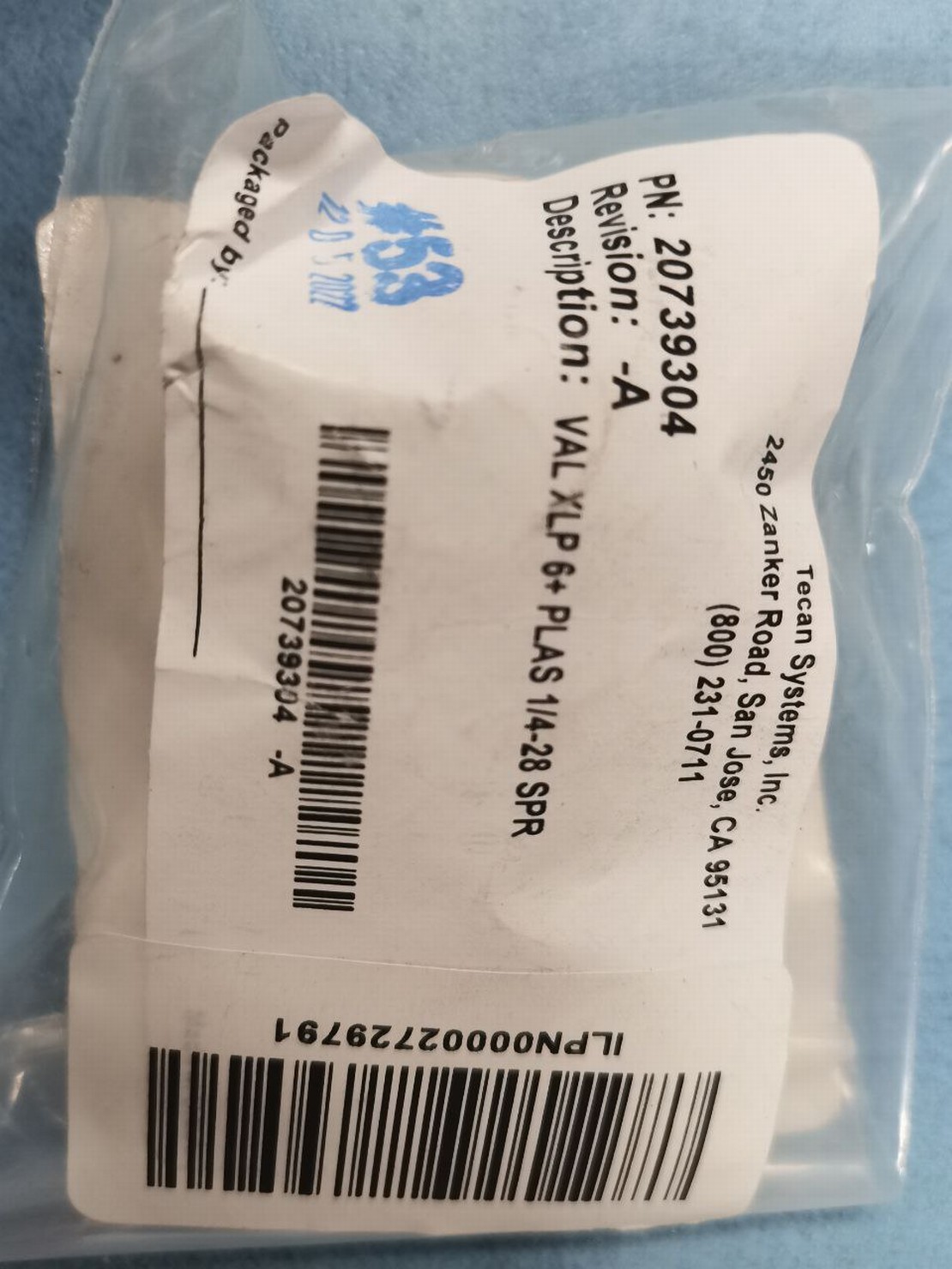 Запчасти циклотрона 10244715 valve head 6 port 1 4-28 rohs ver