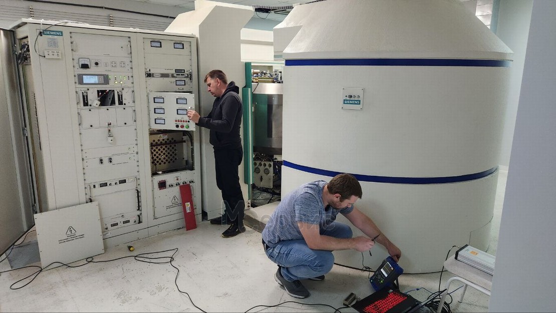 ������ � ��������� ����� ��������������� ��������� Cyclotrone Siemens Eclipce