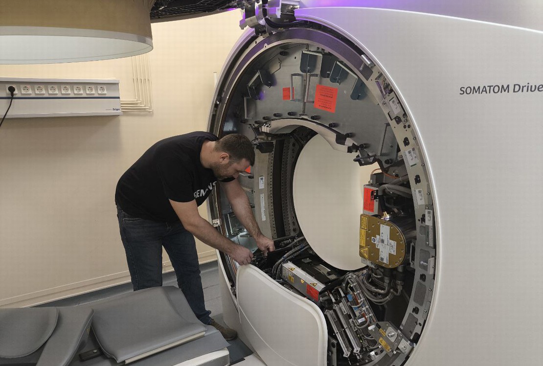 ТО и замена рентгеновской трубы Straton MX Sigma на КТ Siemens Somatom Drive ТО и замена рентгеновской трубы Straton MX Sigma на КТ Siemens Somatom Drive